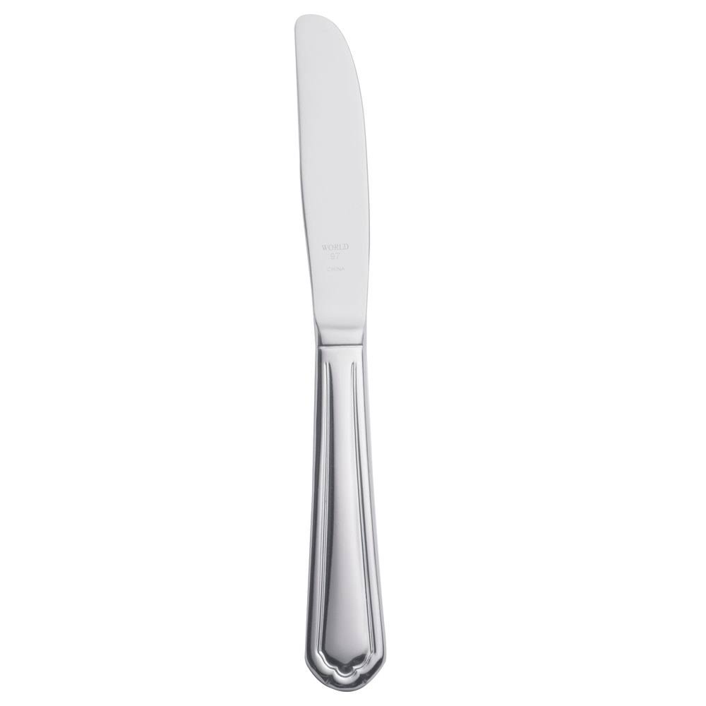 18/0 Stainless Steel Bread and Butter Knife - 36/Case A48701