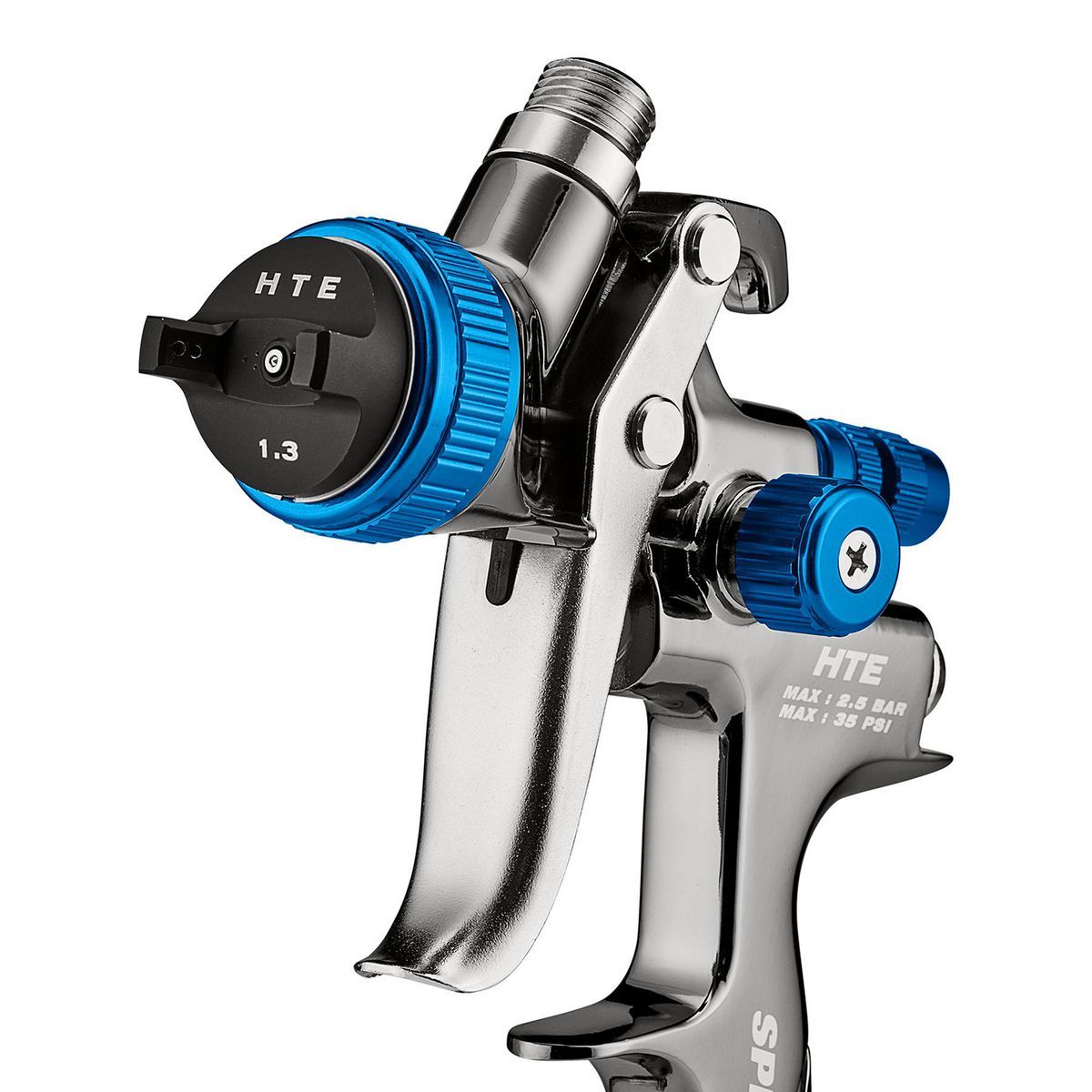 Gravity-Feed Air Spray Gun with Side Fan Control W4478