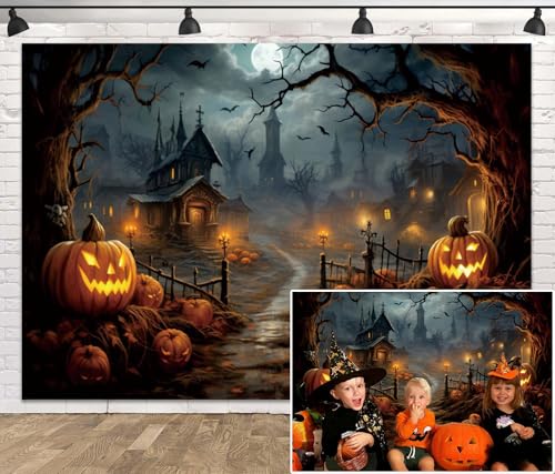 10x8ft Vinyl Halloween Backdrop E732517