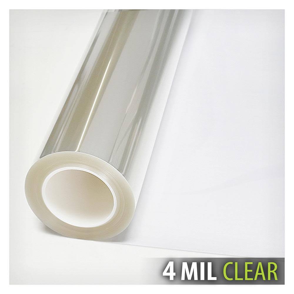 Window Film Security and Safety Clear 4 Mil (30in x 25ft) T742718