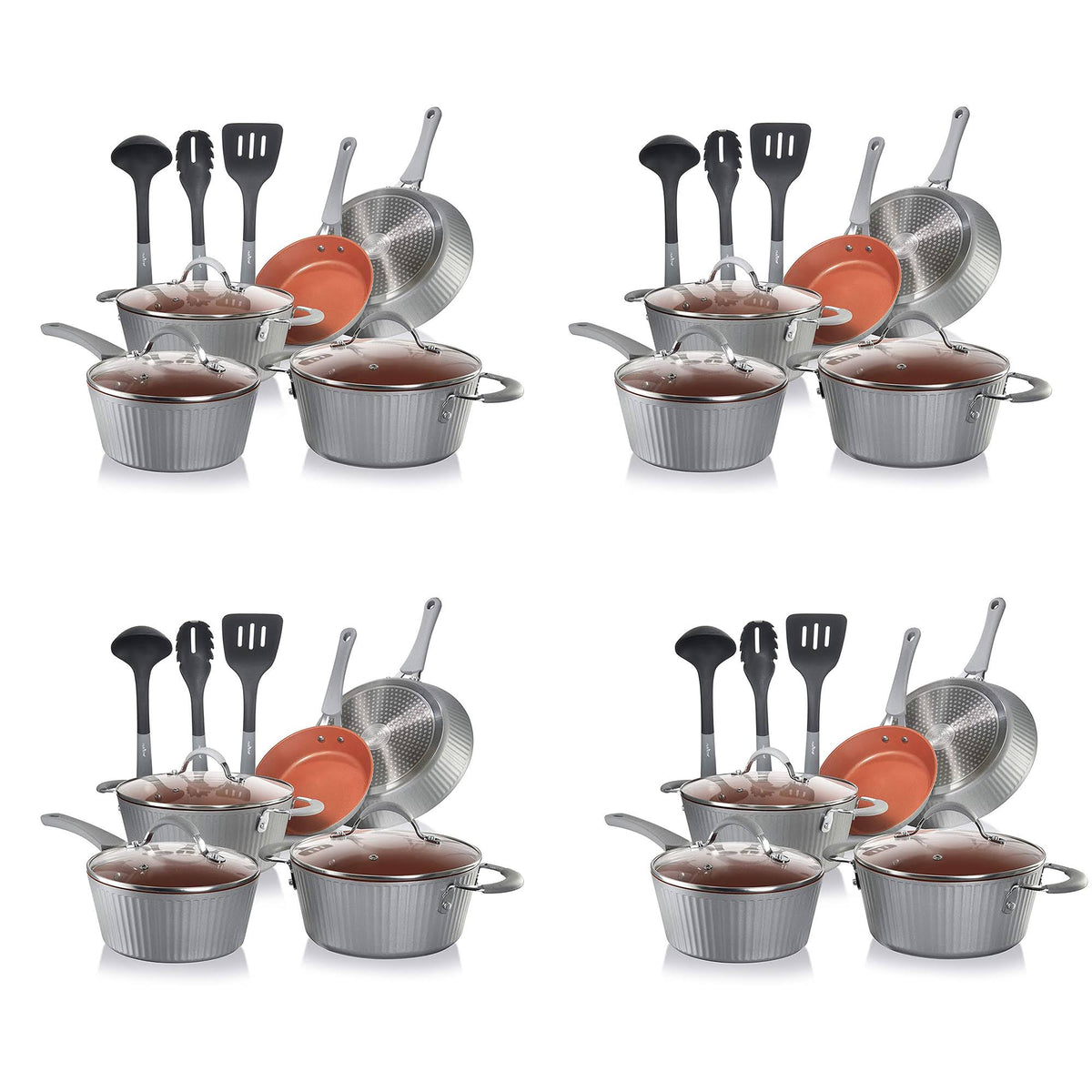 11 Piece Nonstick Cookware Pots and Pans Set Y735980