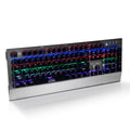 LED Mechanical Gaming Keyboard Red Switches 104 Backlit Keys A909788