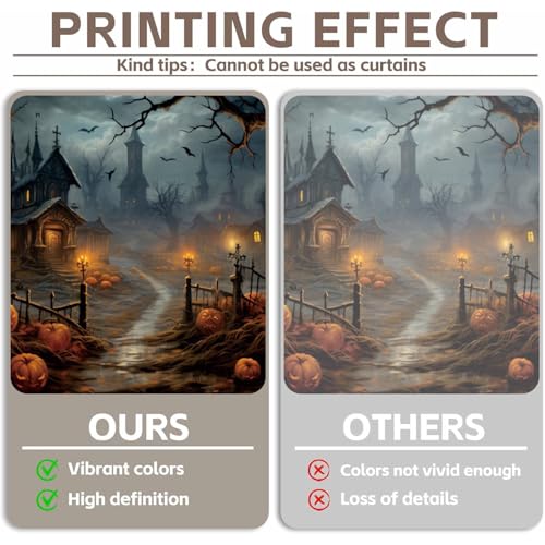 10x8ft Vinyl Halloween Backdrop E732517