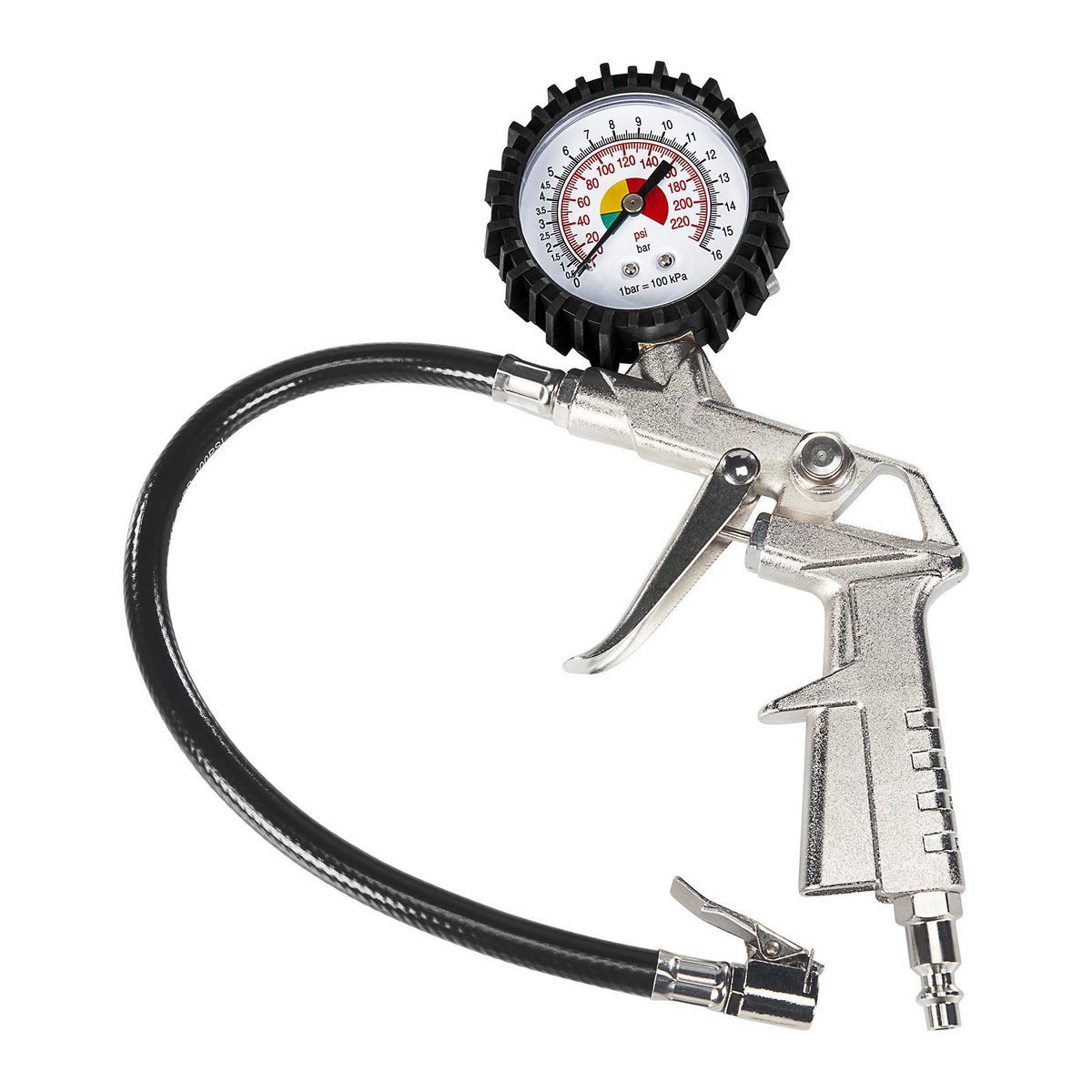 Pistol Grip Tire Inflator with Dial Gauge Y4928