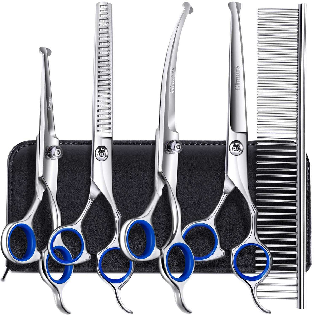 6 in 1 Dog Grooming Scissors Stainless Steel F592691