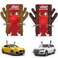 Christmas Reindeer Car Kit with LED and Jingle Bells S33636