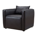 Gray Faux Leather Accent Chair C17263