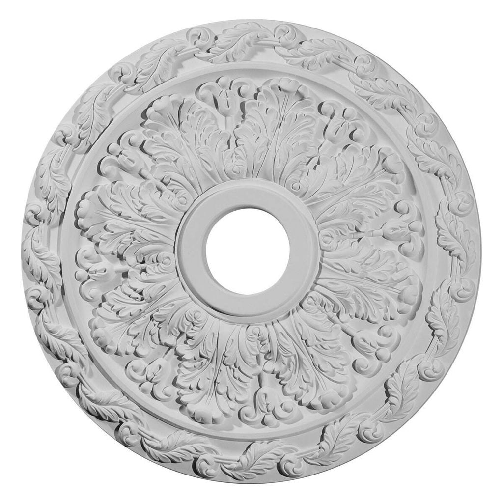 Hand-Painted Spring Leaf Ceiling Medallion C270001