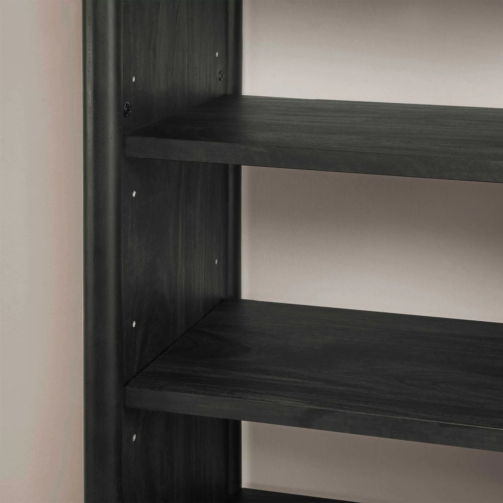 4-Shelf Bookcase with Storage Drawers W959