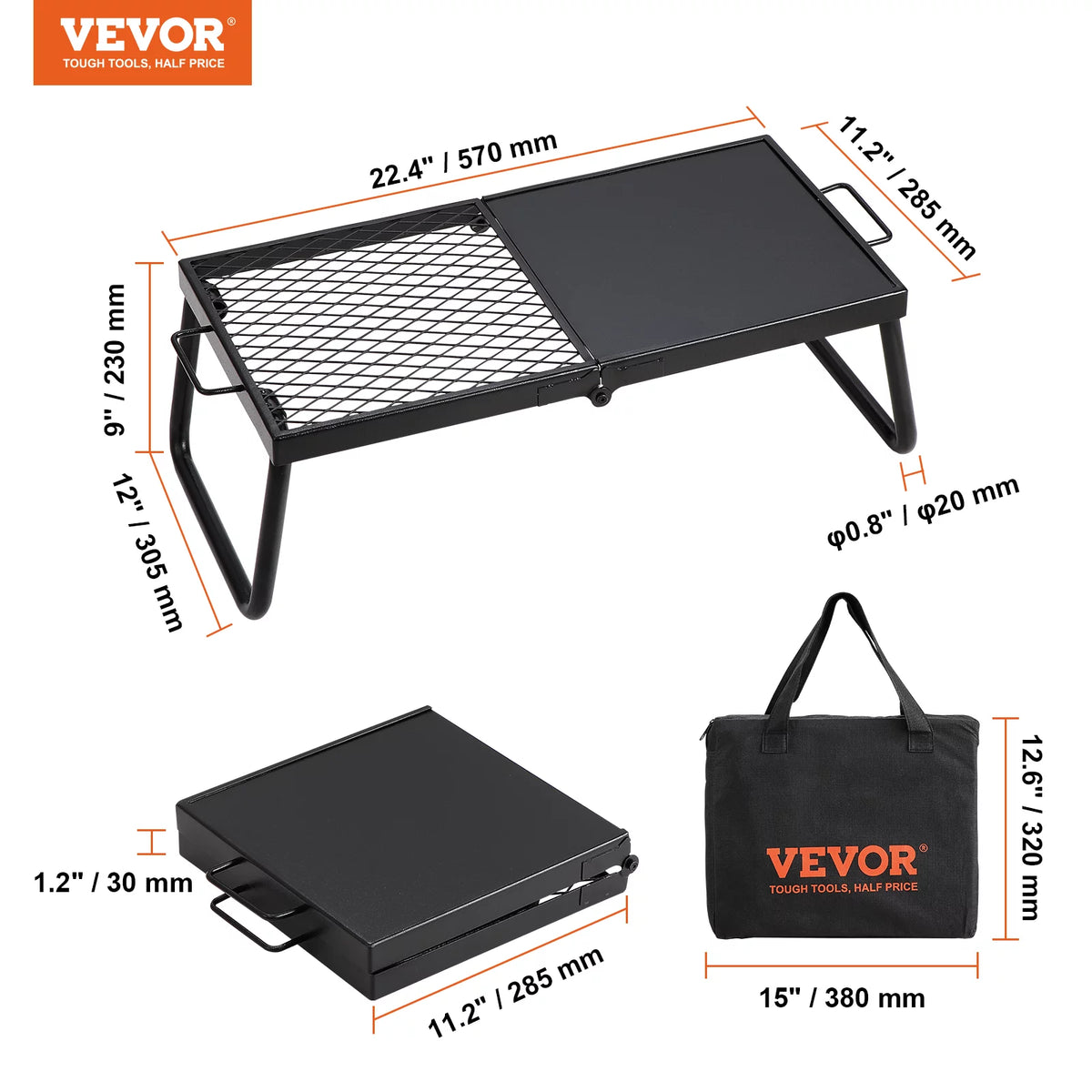 Folding Steel Campfire Grill R58811