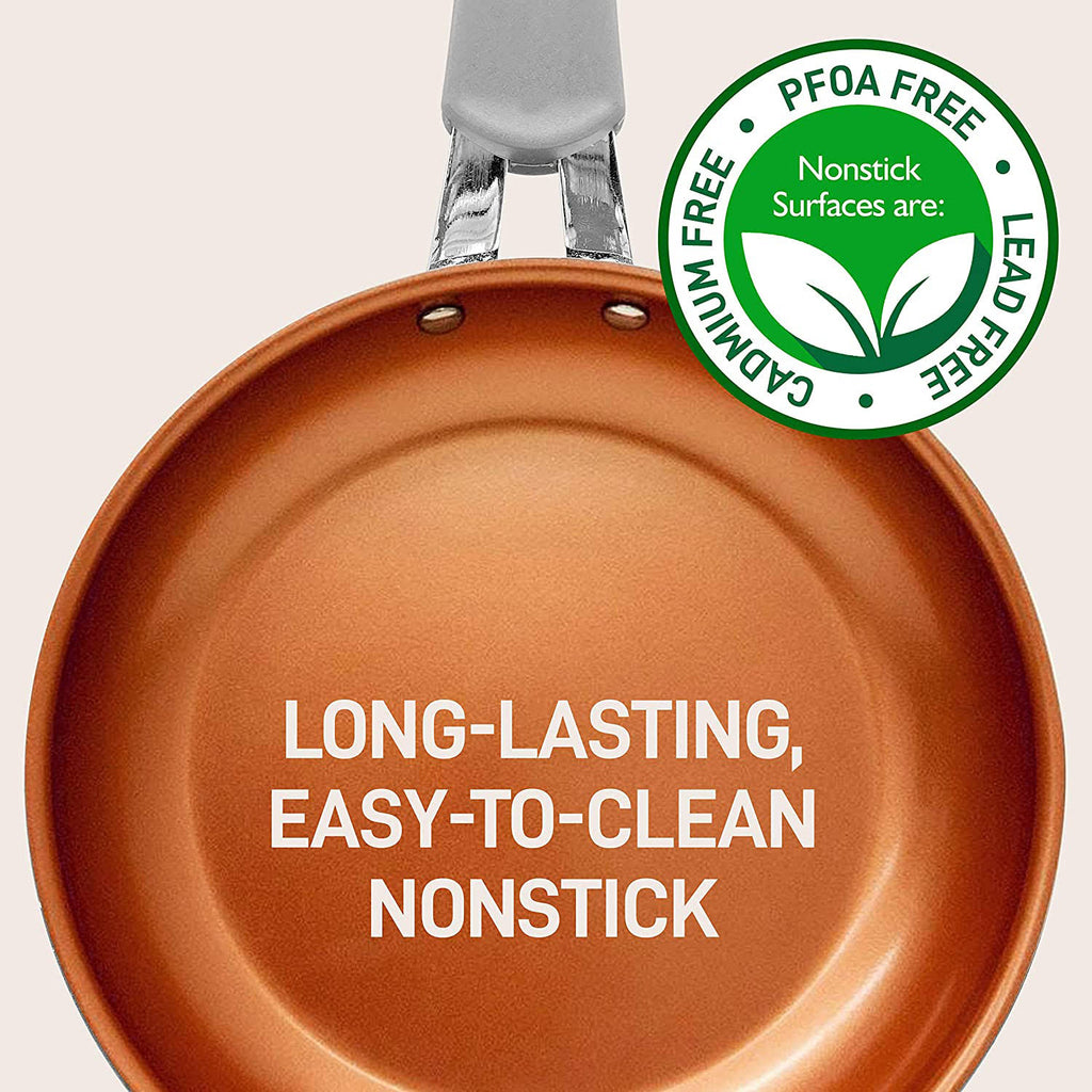 11 Piece Nonstick Cookware Pots and Pans Set Y735980