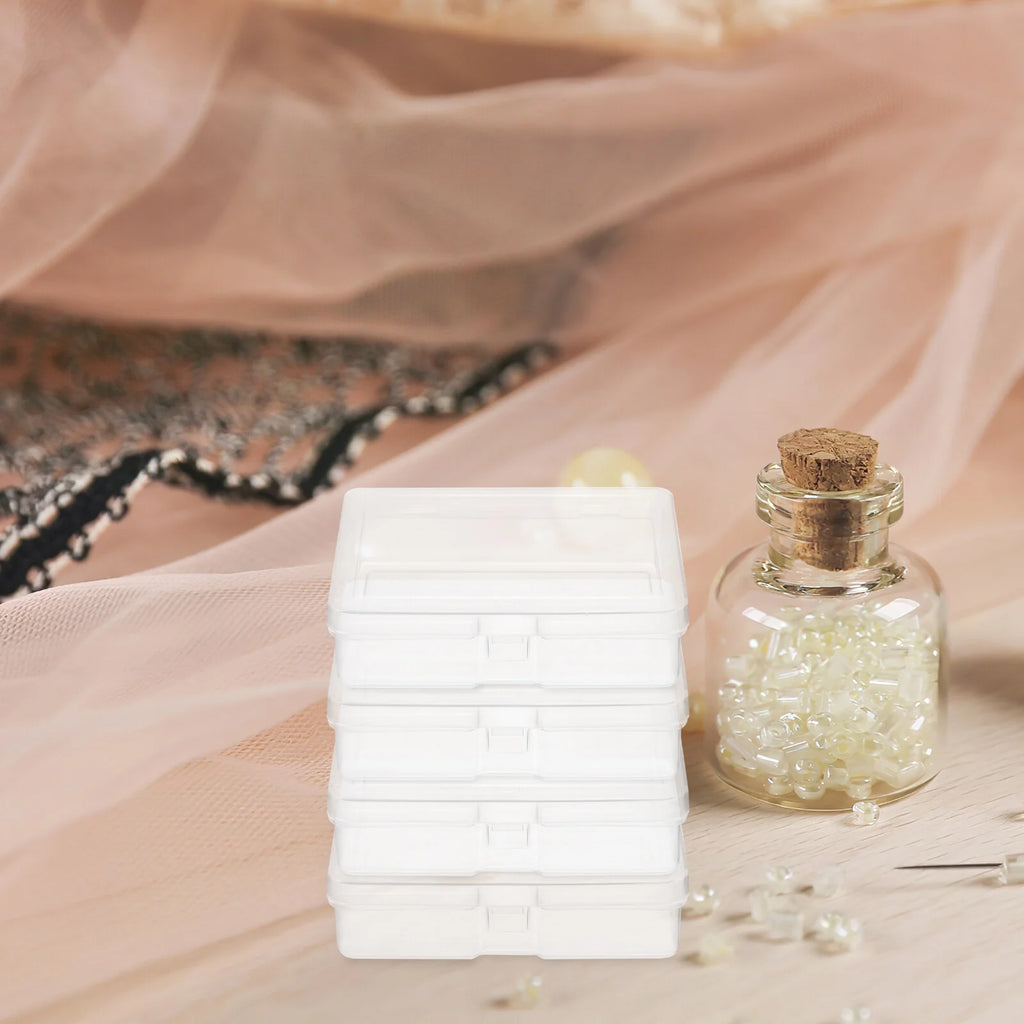 96 Pcs Mini Clear Plastic Boxes L598883