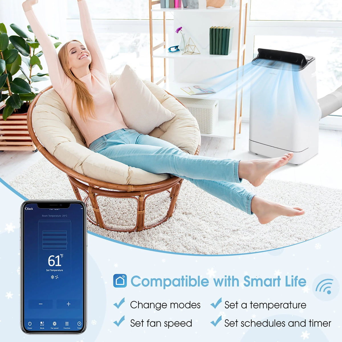 15000 BTU Portable Air Conditioner W643798