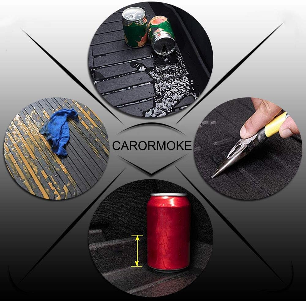 Black Cargo Liner Trunk Mat Tray Pack of 2 X22567