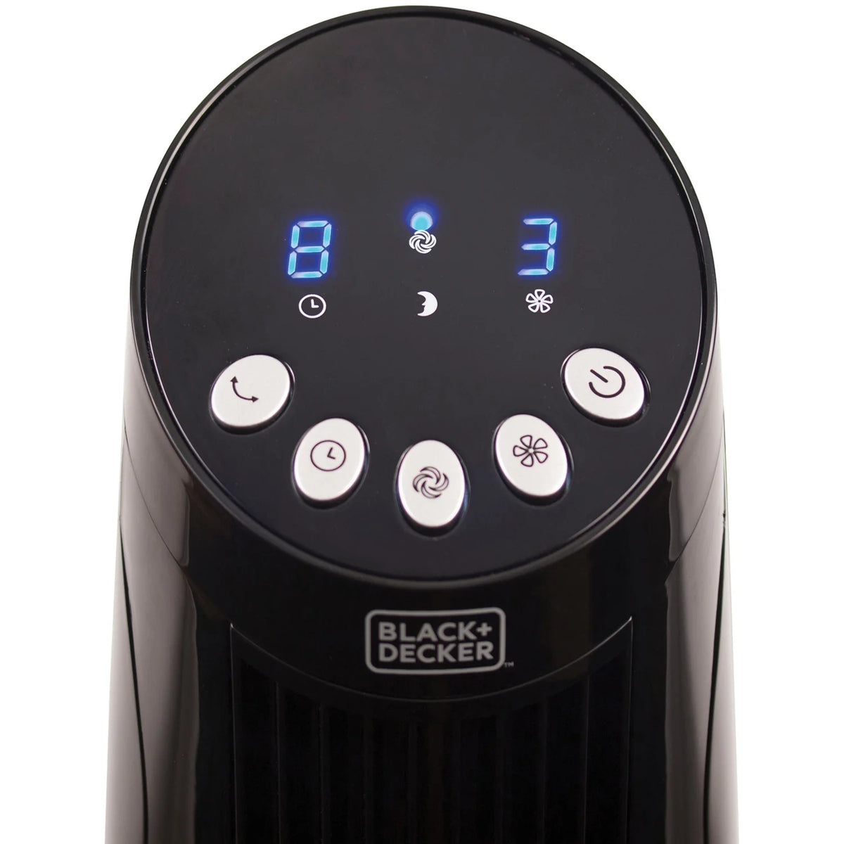 Oscillating Tower Fan with LED Display & Remote I562847