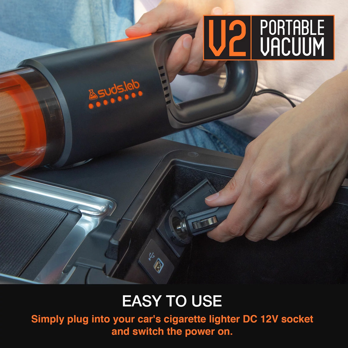 Handheld Car Vacuum Cleaner Kit Portable 12V DC Mini Vacuum G9134