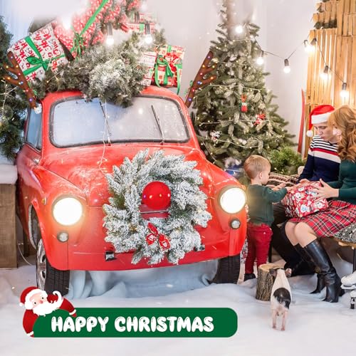 Christmas Reindeer Car Kit with LED and Jingle Bells S33636