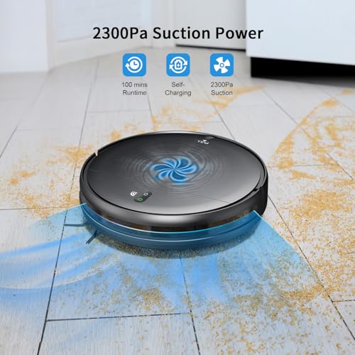 Robot Vacuum and Mop Combo, 2 in 1 Robotic Vacuum I295542