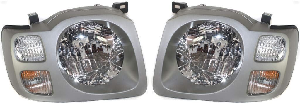Headlight Assembly Pair with Bulbs I4396