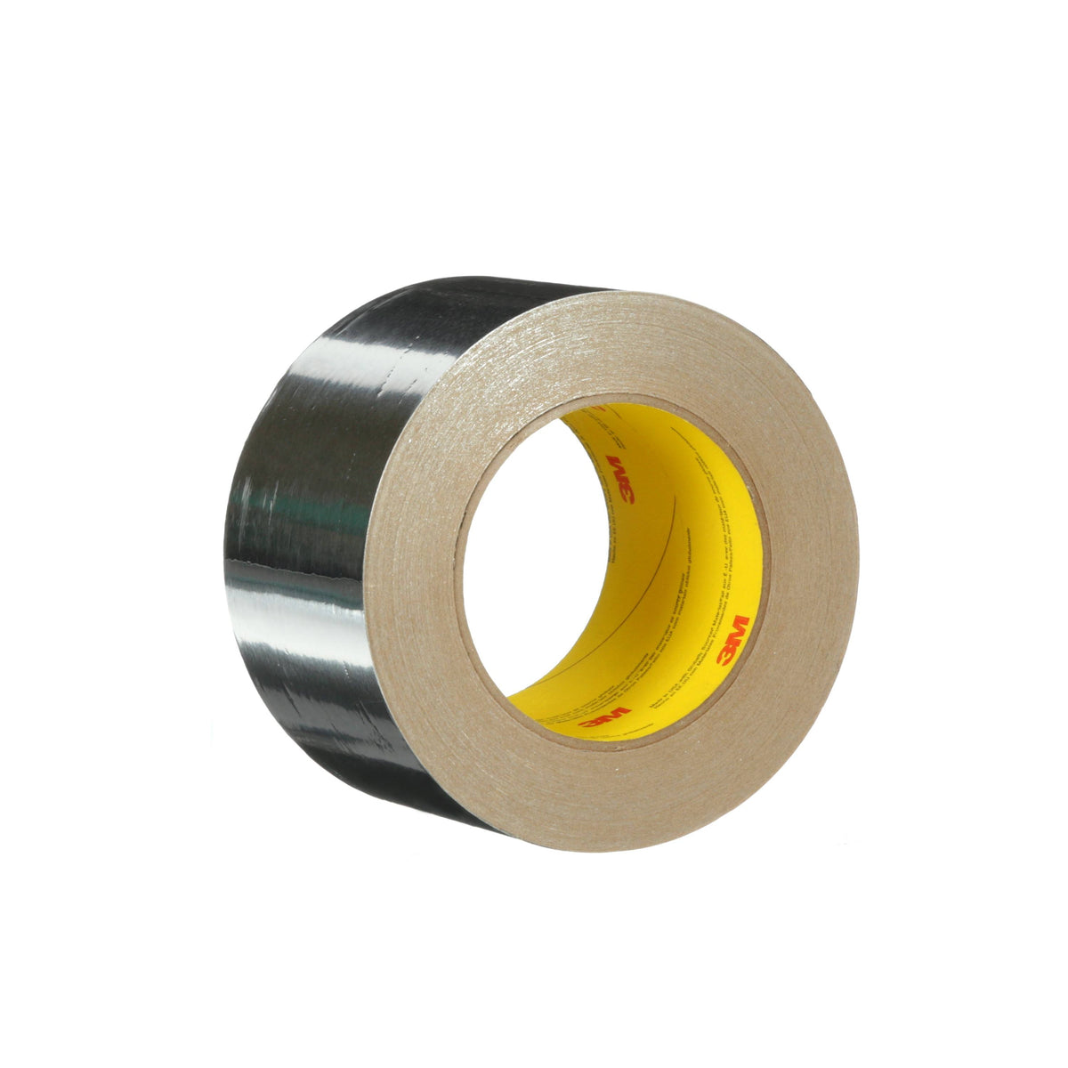 Aluminum Foil Tape, Natural Aluminum, 63.5 mm x 45.7 M, 1.8 mil, 20 per Case U4260