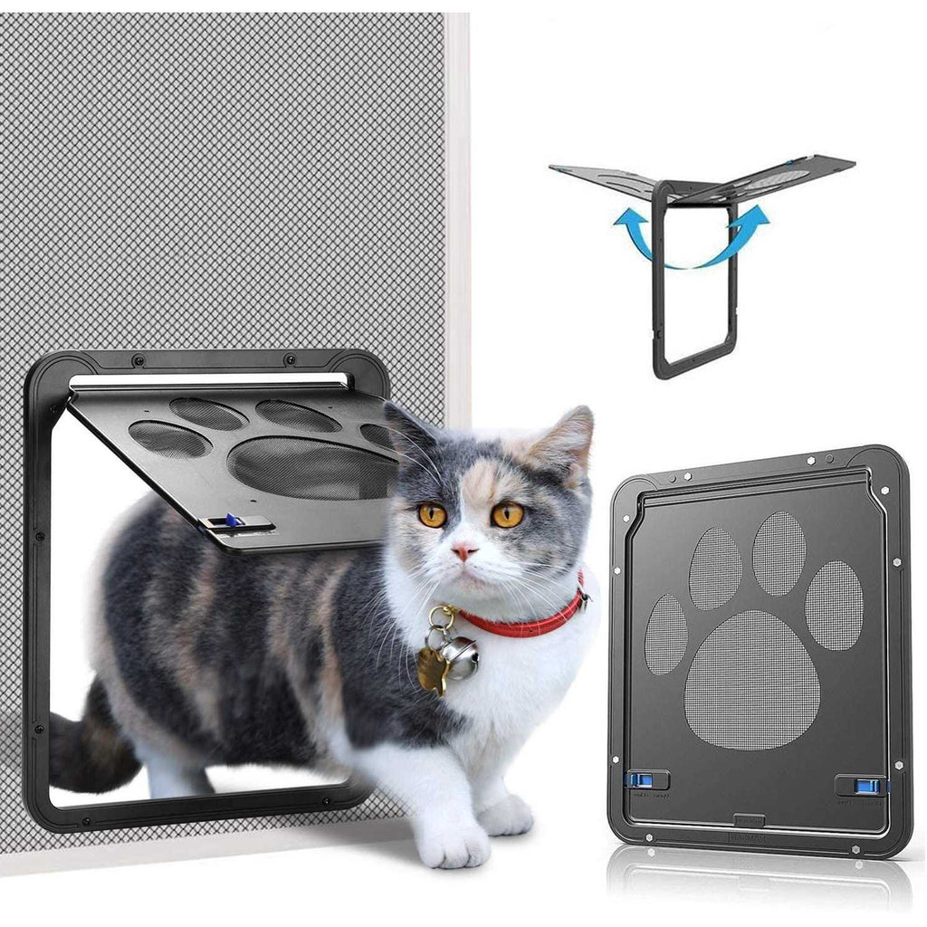 Lockable Magnetic Screen Pet Door C529102